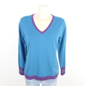 pullover blau glitzer