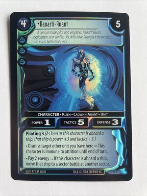 RANARTI-ANANT - 1PF4 - FOIL black border - WARS TCG - DECIPHER