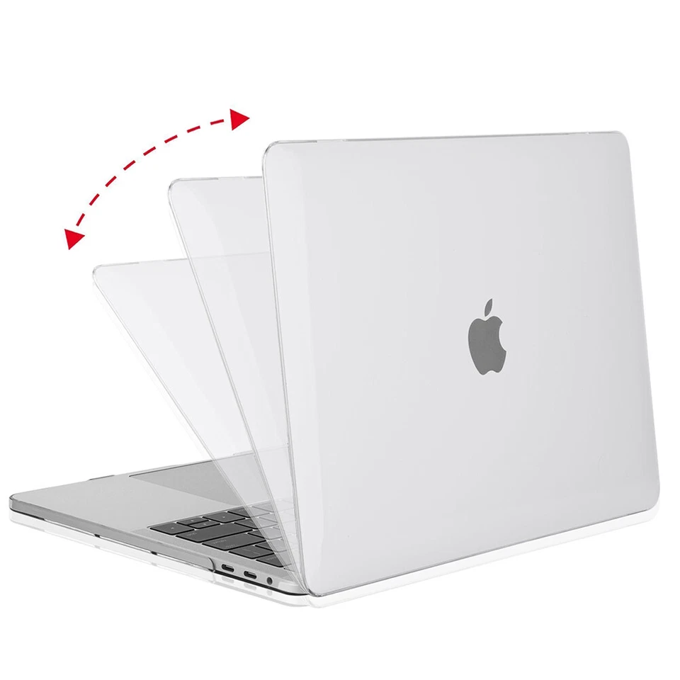 For 2021 MacBook Pro M1 14" 16" A2442 A2485 Clear Hard Shell Case Keyboard Cover - Image 2 of 4