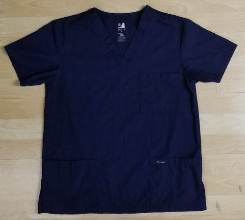 Navy Blue Medical Scrubs Hospital Uniform Dagacci - Size XS - Top & Bottom
