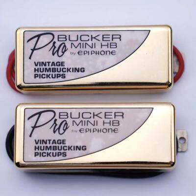 Epiphone USA Mini Humbuckers ProBucker ES Alnico Pickups For Les Paul LP GOLD