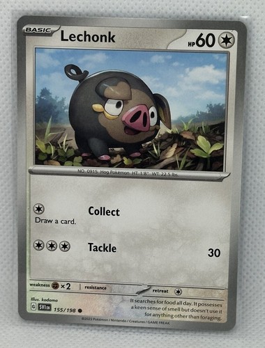 Lechonk 2023 POKÉMON 155/198 Scarlet & Violet SVI EN Colorless Common - 第 1/2 張圖片