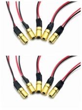 10pcs Red 650nm 5mW Focused Dot Laser Diode Module 3V 6x10mm Brass