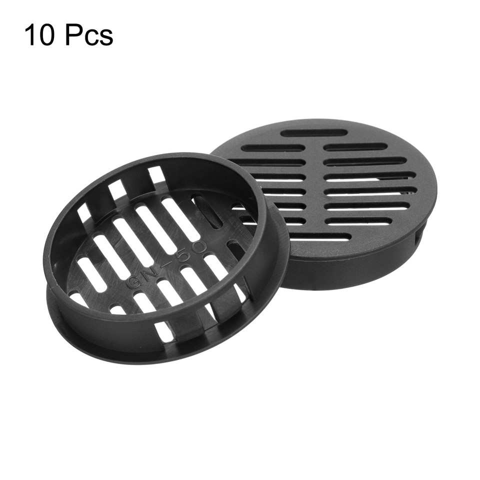 20Pcs 50mm/2in Air Vents Circular Soffit Vents, Black Soffit Vent Cover eBay
