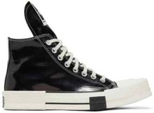 Converse Rick Owens DRKSHDW Black Lacquered A...