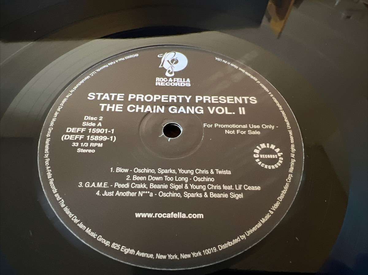 THE CHAIN GANG VOL. II アナログレコード State Property Presents The Chain Gang Vol. II 2xLP Vinyl Radio