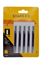 Stanley STA27035-XJ Jigsaw Blades For Cutting Hardwood Softwood HCS Pack of 5