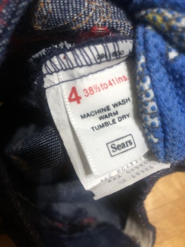 Vintage sears jean skirt Girls size 4 - Picture 2 of 2