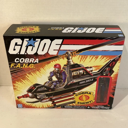 Hasbro GI Joe Retro Collection Cobra F.A.N.G. Copter & Pilot Exclusive 3.75 inc…