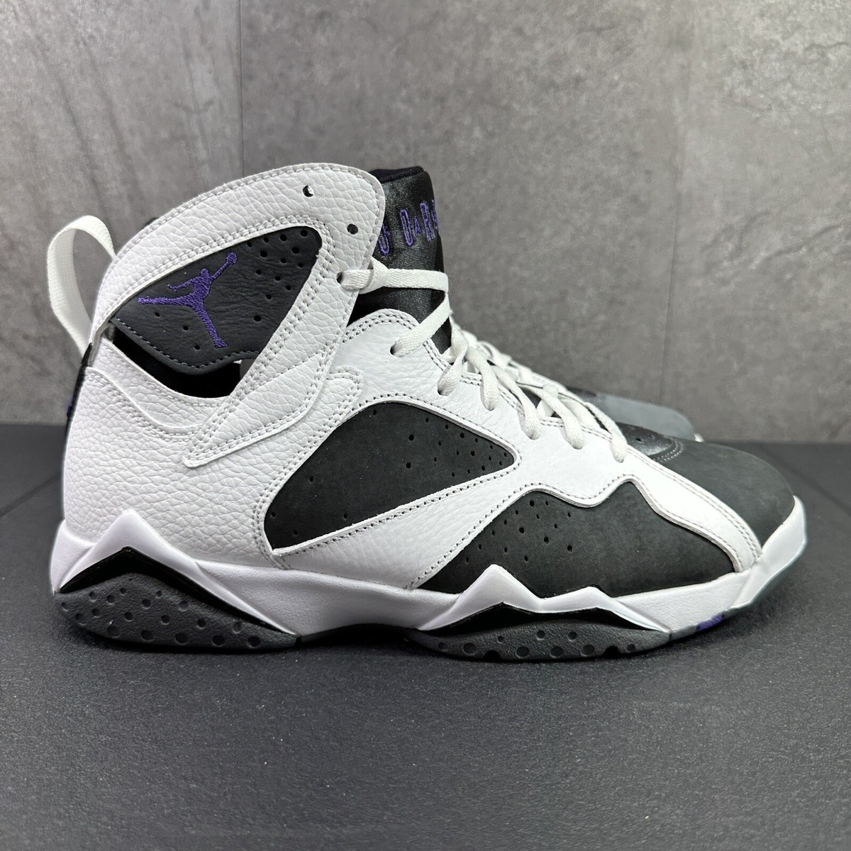Air Jordan Retro 7 FLINT Size 10 Mens Grey White Sneakers | eBay display picture 3