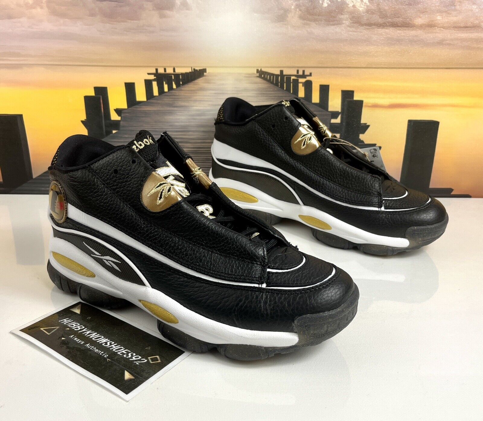 middelalderlig dæk Bordenden Reebok The Answer DMX Black Gold Allen Iverson Shoes GW6372 Men&#039;s size  9.5 | eBay