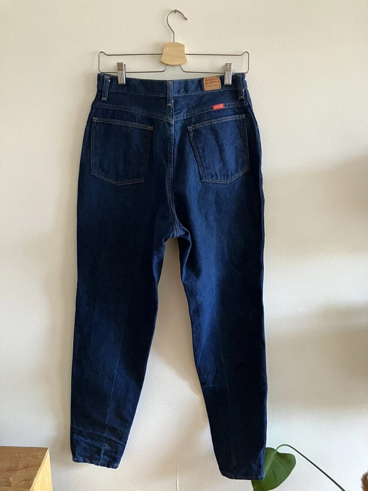 Винтажные джинсы Rustler с высокой талией сужающиеся штанины сделано в США 80-х W30 L32 - Изображение 2 из 4