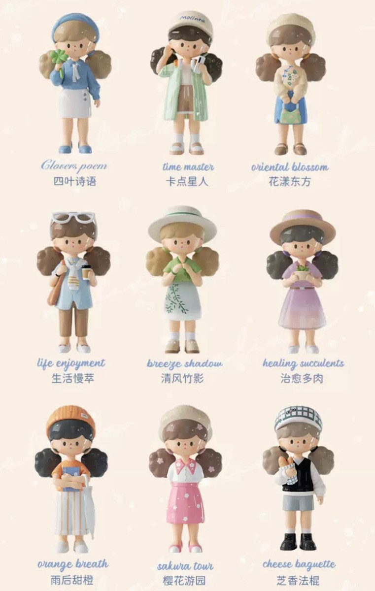 Molinta City Walk Series Blind Box Confirmed Blind Box Figure Toys