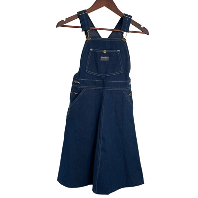 oshkosh b'gosh vestbak オーバーオール　サロペット Vintage 80s 90s OshKosh B'Gosh Vestbak Denim Overall Dress Girls