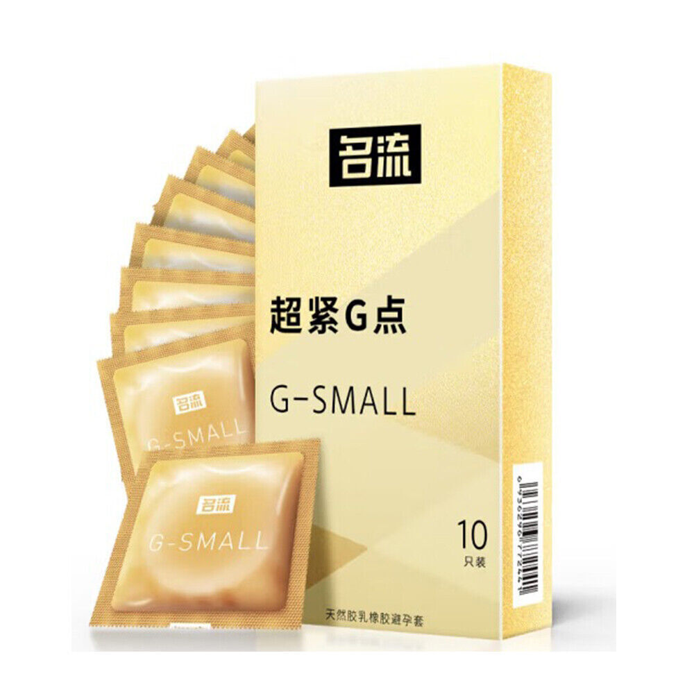 Kleine Größe Ultra dünne Latex Kondom Männer Produkte Enge Kondome 45mm Spike