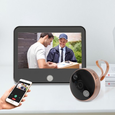 Türspion Türkamera 4.3'' Display Kamera Türklingel Viewer Sicherheit 140° winkel
