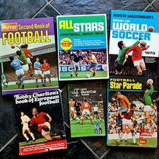 Six Football Books From My Childhood - All VG Minimum