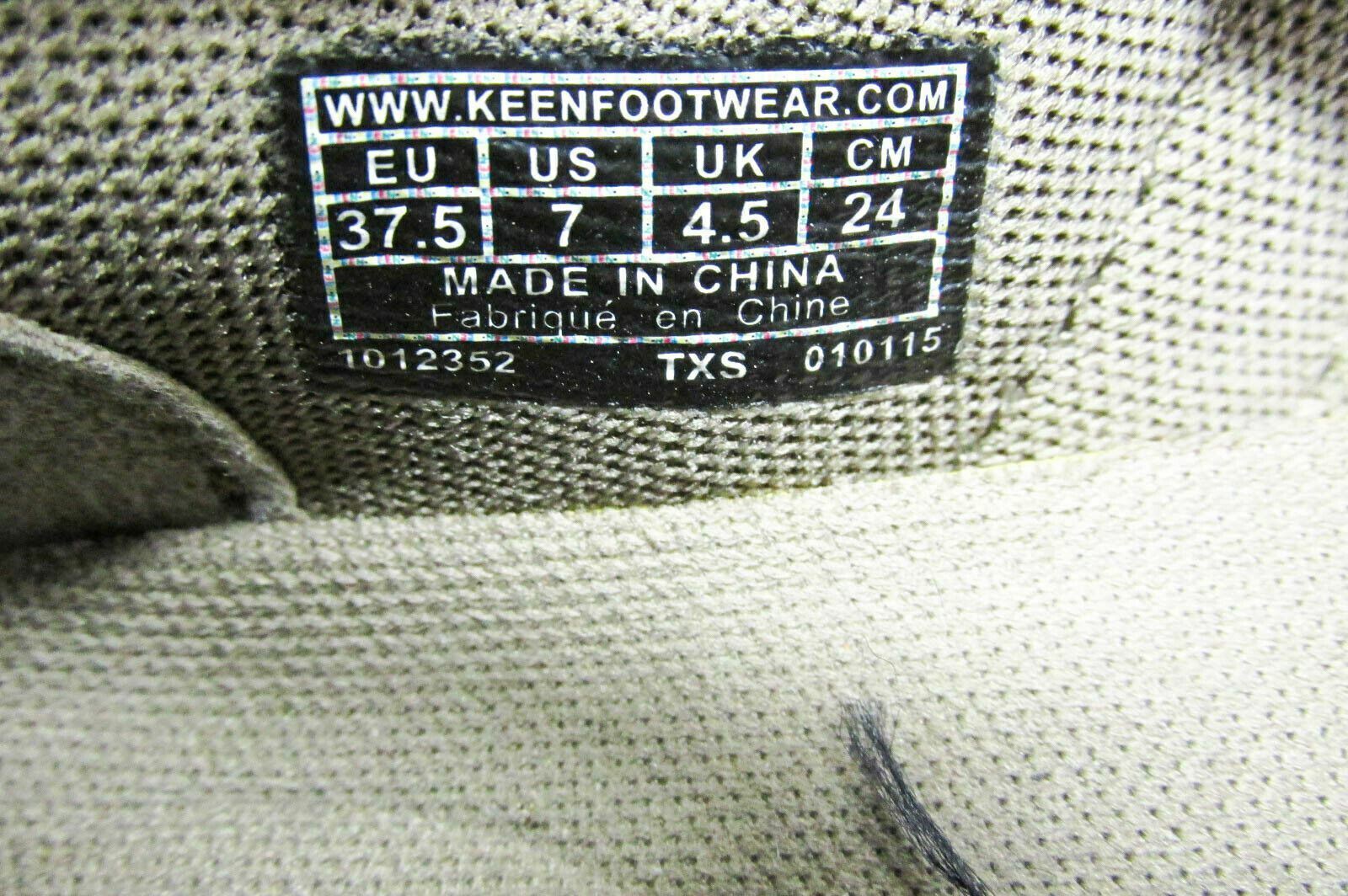 Keen scarpa donna viaggio pizzo MJ taglia 7M marrone moda sneaker Oxford usata qp