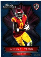 2021 Wild Card Alumination NIL Collegiate Edition Blue #35/99 Michael Trigg