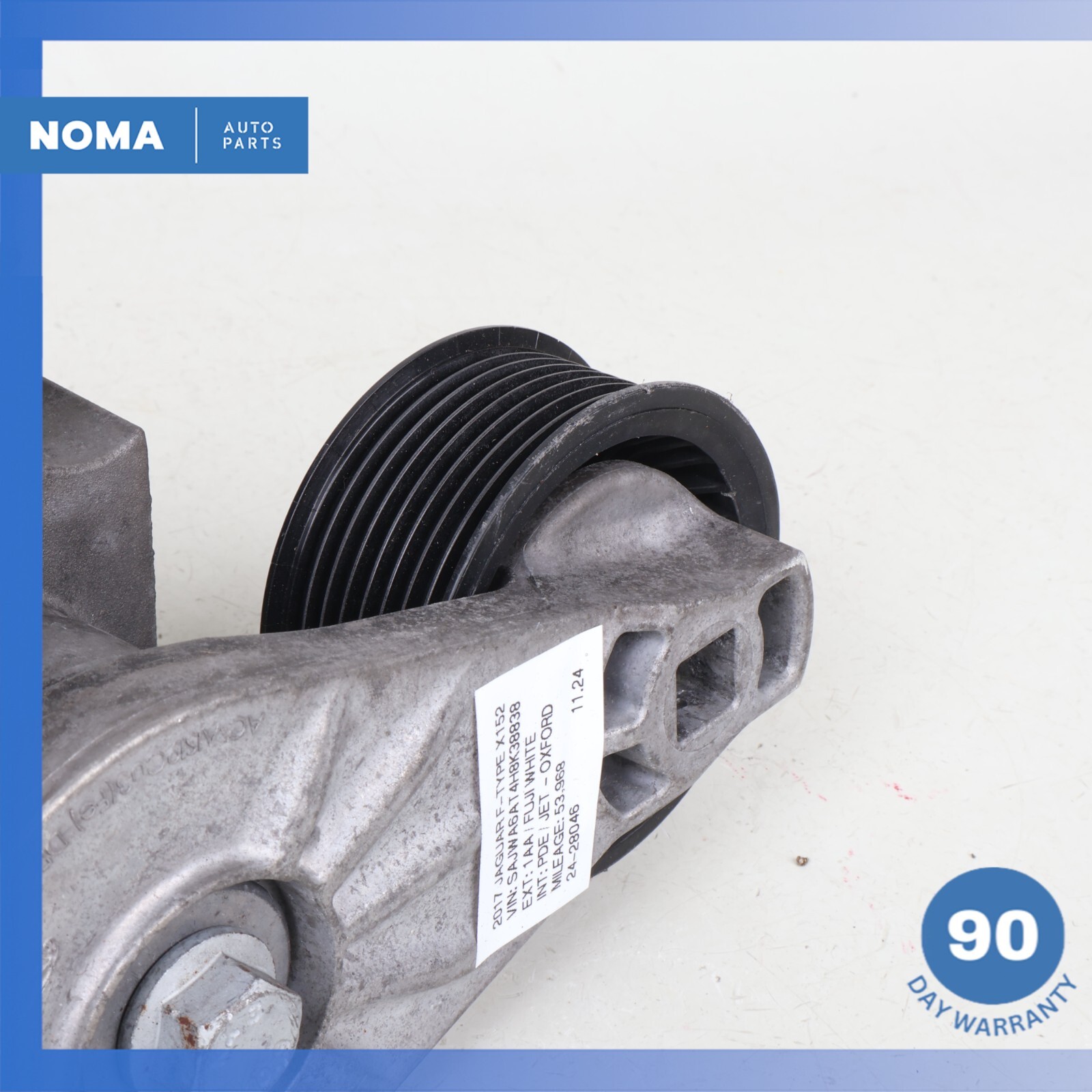 10-23 Jaguar X152 F-Type S/C Engine Motor Drive Belt Tensioner Idler Pulley OEM