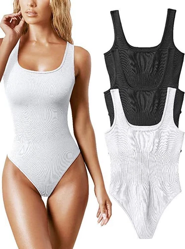 Body Damenbody 2er 3er Pack Unterhemd Breite Träger Trägerbody Baumwolle S-3XL - Bild 11 von 35