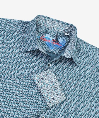 Robert Graham Men 2XL Grangeville Long Sleeve Classic Fit Sport Shirt Multicolor