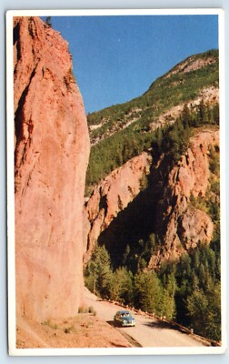 Red Rock Sinclair Canyon at Radium Hot Springs Kootenay Nat'l Park BC Postcard