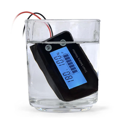Waterproof Battery Monitor12v 24v 36v 48v 60v 72v ,Car Motorcycle Golf cart Batt