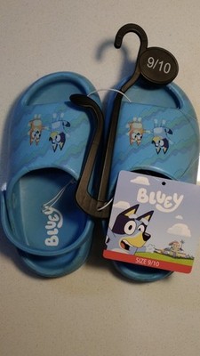 Bluey Boys Cartoon Blue Clog Sandals Size 9/10