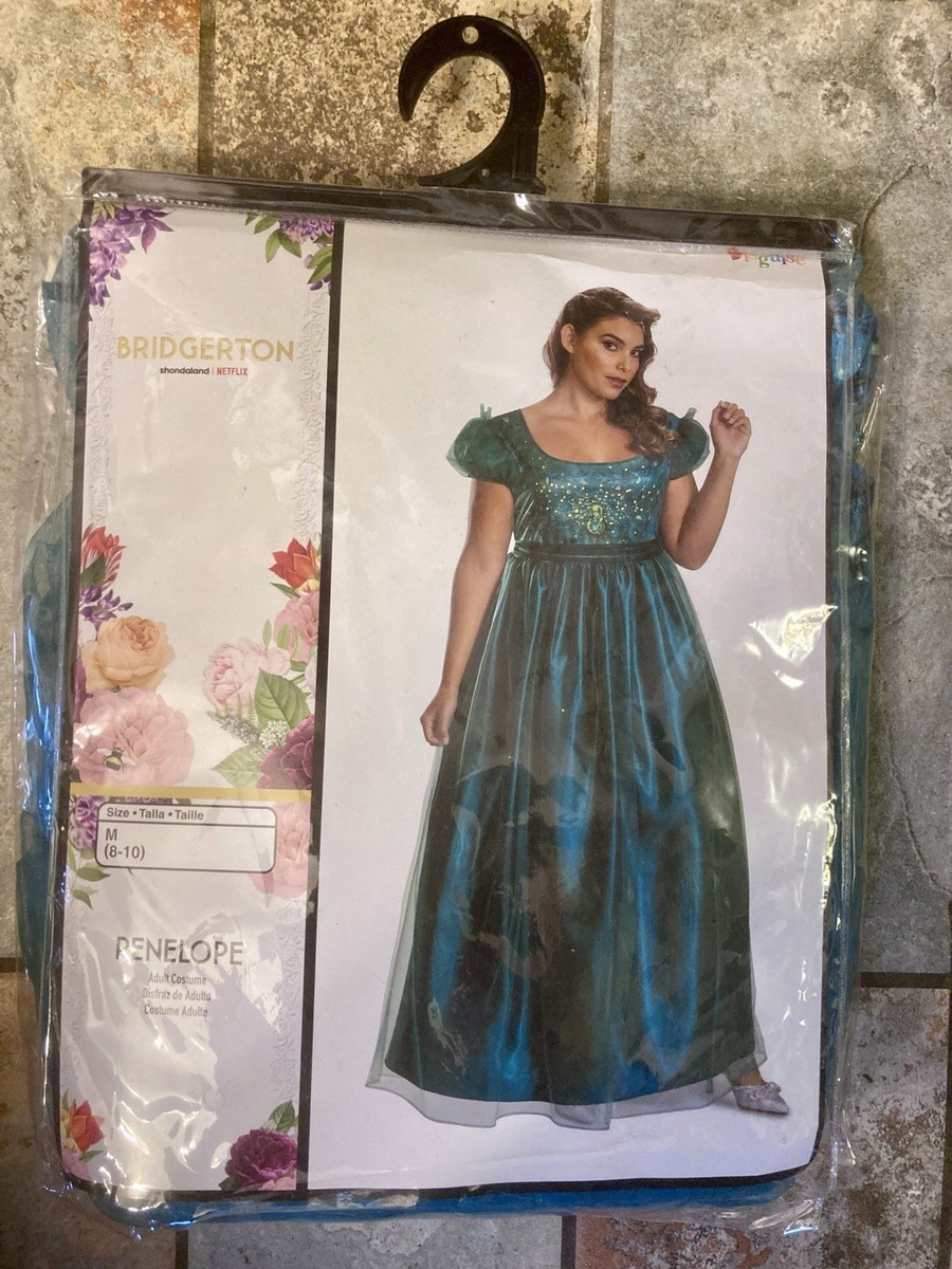 Adults Classic Bridgerton Penelope Featherington Costume - Medium 8-10 Adults Classic Bridgerton Penelope Featherington Costume - Medium 8-10