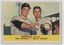 1958 Topps Mound Aces ( ) Bob Friend Mound Aces ( ) Billy Pierce #334 0d6c