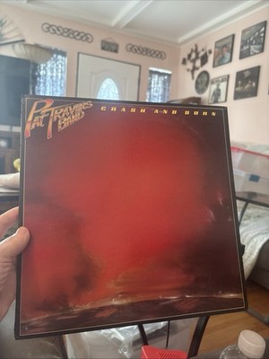 PAT TRAVERS BAND Crash And Burn USED 1980 LP Rock Vinyl Record POLY-6262
