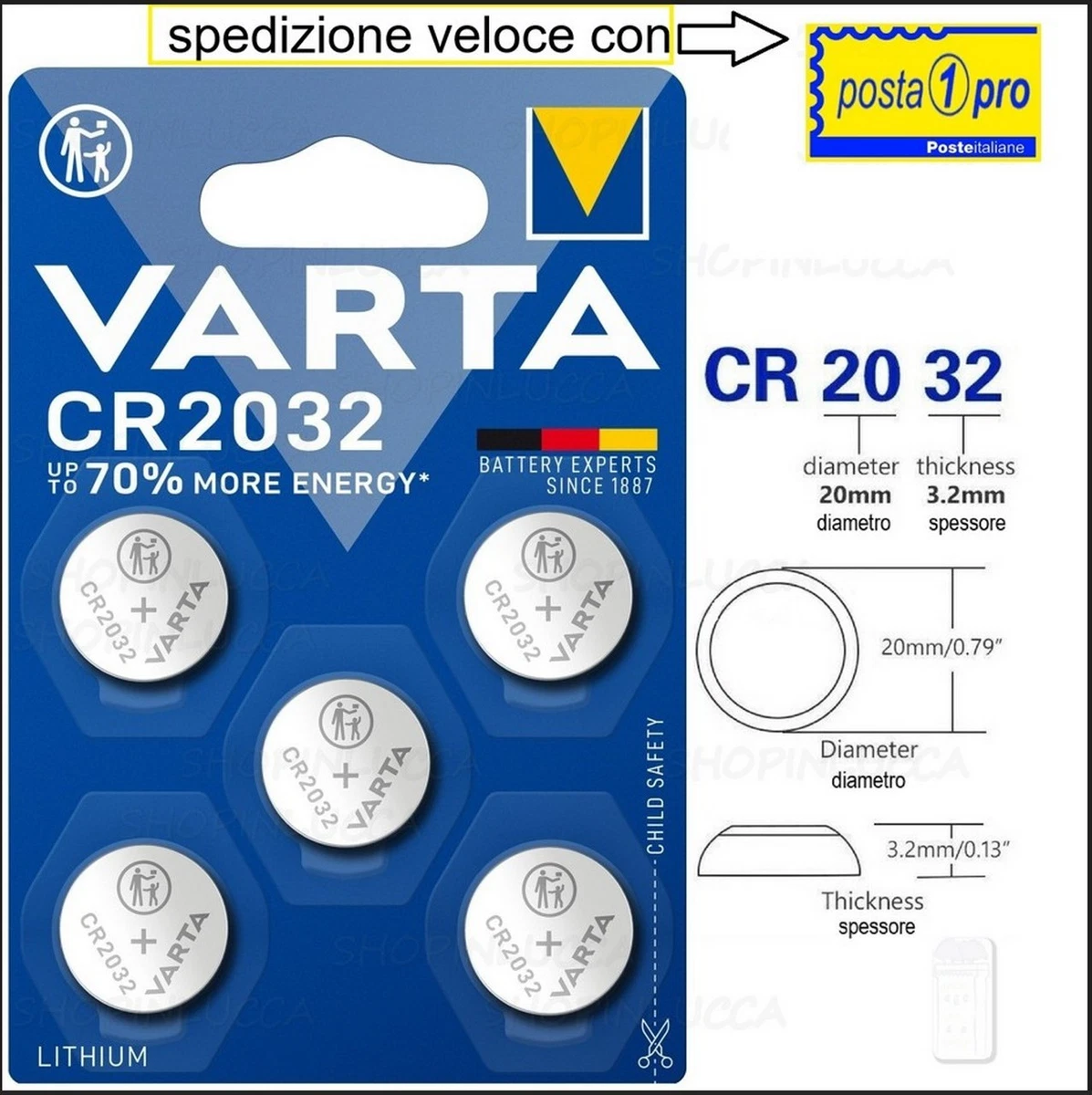 Pilha Moeda 2032 1 Un 3V - NCR Angola - NCR Angola - Foto 4