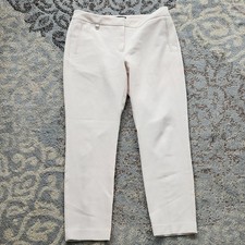 Adrianna Papell Tapered Dress Pants Cream 8