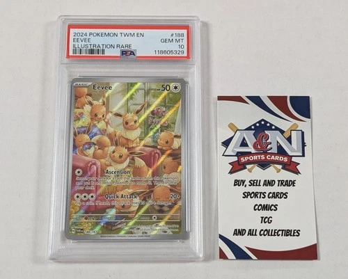 Eevee 188/167 Sv06: Twilight Masquerade Holo- PSA 10