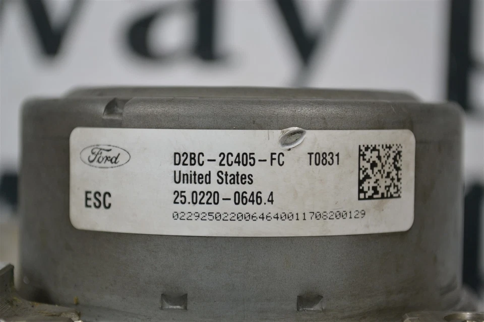 D2BC2C405FC Ford Fiesta 2014-2019 ABS Antibloqueo Bomba de Freno Módulo de Control 5M1 214 Foto 3 de 4