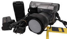 Sony Mavica 0.8MP Floppy Disk Digital Camera 14x Optical Zoom MVC-FD9 Working