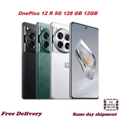 OnePlus 12 R 5G 128GB 12GB RAM D/S entsperrt Silky Black Top Zustand