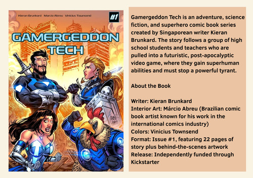 Gamergeddon Tech/Original Art  P. 07 (11"x17") art by Marcio Abreu - TramaStudio
