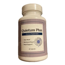 Quietum Plus Complete Tinnitus Relief Supplement 60 Capsules Clear Mind Vitamins