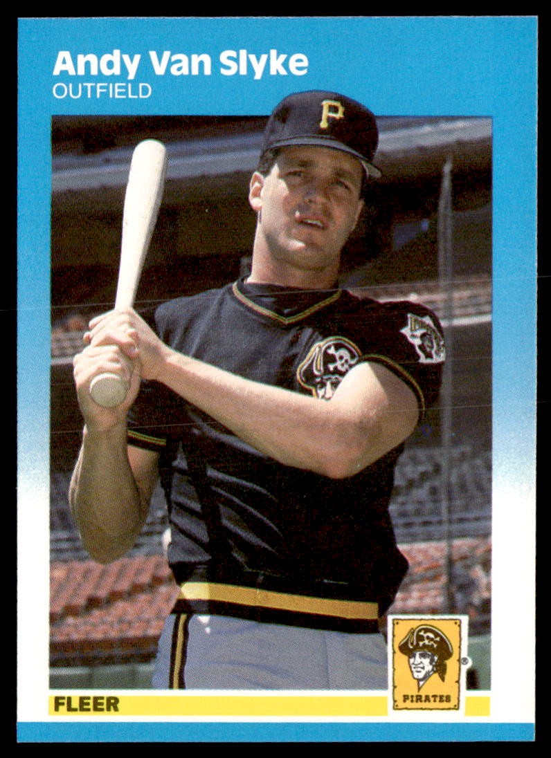 Andy Van Slyke 1987 Fleer Update #U-121 Pittsburgh Pirates BASEBALL