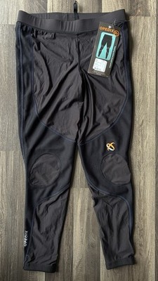 OPEDIX Knee-Action Tights Full Length Compression Support Ski Run Gym Men SMALL
