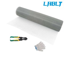 LABLT 1/2 In Silver Galvanized Electric Welded 48In × 100FT Chicken Rabbit Mesh 1.14 per foot