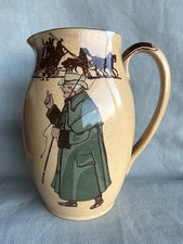 Antique Royal Doulton Series Ware Jug 'An Old Garvey' Coachman Pattern A/F Chip