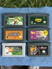 Gameboy Advance Lot Of 6 Games Crash Rayman Tony Hawk Dragon Ball Z Midnight Clu