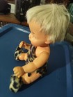 Flintstones BAM Bam doll With Original Leopard print SHOES and toga — photo 5