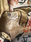 Chinese Silk Kimono Jacket Gufeng Gold Embroidered Floral Knot Closures Sz M — photo 9