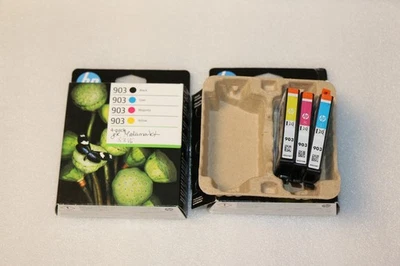 HP 903 (6ZC73AE) Multipack Original Druckerpatronen 2 Blau 2 Rot 2 Gelb Schwarz - Bild 1 von 4
