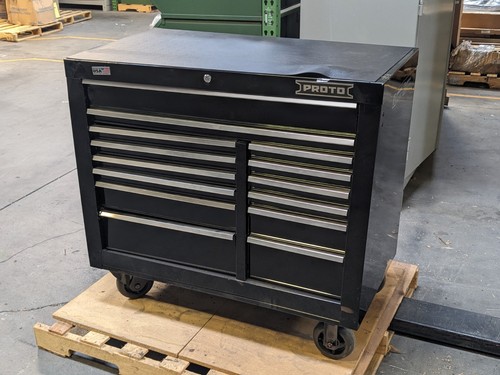 Proto Roller Cabinet Tool Box 14 Drawer 42 W x 22 D x 38 H Scratch N Dent