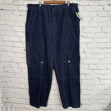 Vintage OP Ocean Pacific Baggy Corduroy Carpenter Pants 2X Midnight 90s CM0062
